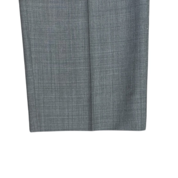 JOS A BANK Reserve Grey Marzotto Wool Dress Pants Mens 35 X 29 (35R) Flat Front - Picture 5 of 12